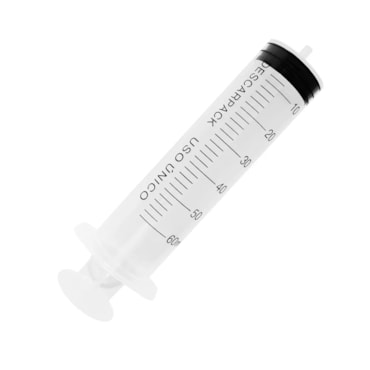 Seringa Descartável 60ml Luer Slip Bico Longo c/25 Descarpack Seringa Descartável 60ml Luer Slip Bico Longo c/25 Descarpack