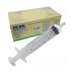 Seringa Hipodérmica 5ml Luer Slip c/500 SR