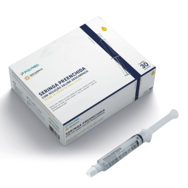 Seringa Preenchida com Solução Salina 10ml c/30 Descarpack