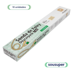 Sonda Foley 2 Vias 14fr 30ml c/10 Descarpack