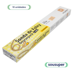 Sonda Foley 2 Vias 20fr 30ml c/10 Descarpack