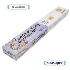 Sonda Foley 2 Vias 22fr 30ml c/10 Descarpack