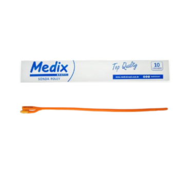 Sonda Foley de Látex 2 Vias 20fr 15-30ml c/10 Medix Sonda Foley de Látex 2 Vias 20fr 15-30ml c/10 Medix