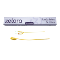 Sonda Foley de Látex 2 Vias 8fr 5ml c/10 Zelara