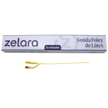 SONDA FOLEY DE LÁTEX 2 VIAS C/BALÃO N.12 05-15cc C/10 ZELARA