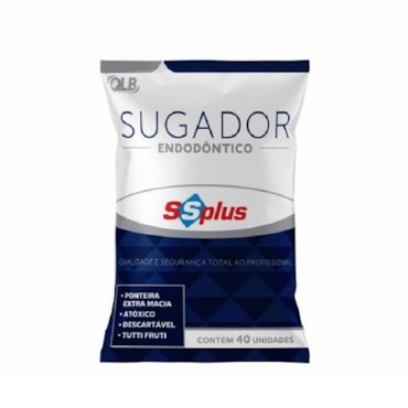 Sugador Endodôntico Descartável C/20 SSPLUS