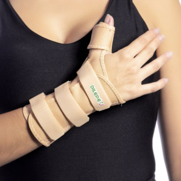 Tala Tecido Bege com Polegar M Esquerdo Dl552 Dilepe Tala Tecido Bege com Polegar M Esquerdo Dl552 Dilepe