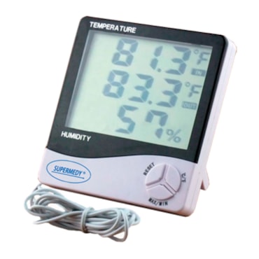 Termohigometro com Cabo Digital Supermedy Termohigometro com Cabo Digital Supermedy