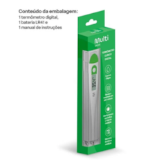 Termômetro Clínico Digital Branco Multi Saúde - HC222