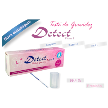 TESTE DE GRAVIDEZ DETECT FAST CAIXA COM 40 3B TESTE DE GRAVIDEZ DETECT FAST CAIXA COM 40 3B