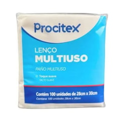 Toalha Descartável Não Estéril 28x30 c/100 Procitex Cremer