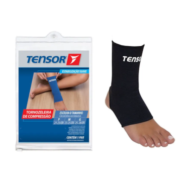 Tornozeleira 6412 Preta M Tensor Tornozeleira 6412 Preta M Tensor