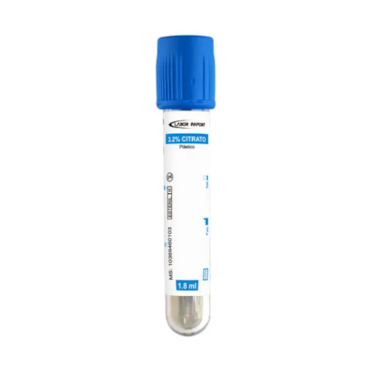 Tubo para Coleta Á Vácuo Azul Citrato 3,6ml com 100 Labor