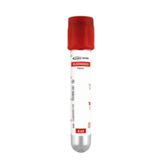 Tubo para Coleta Vermelho 4ml c/100 Labor Import