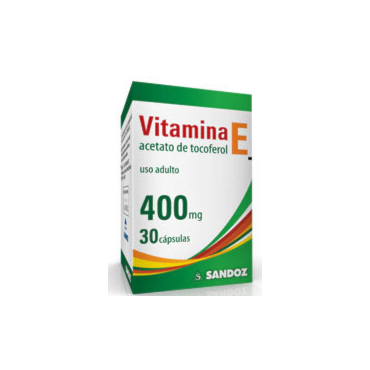 VITAMINA E 400MG 30CAPS-SANDOZ