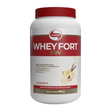 Whey Fort 3W Pote 900G Chocolate - VITAFOR